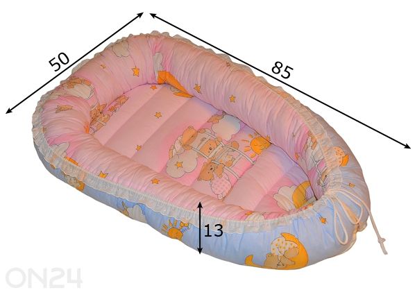 Beebipesa Teddy Bear 50x85 cm mõõdud