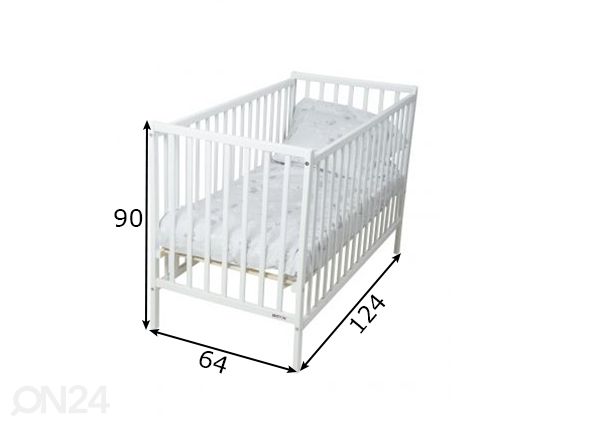 Beebivoodi Britton Hampton 60x120 cm mõõdud