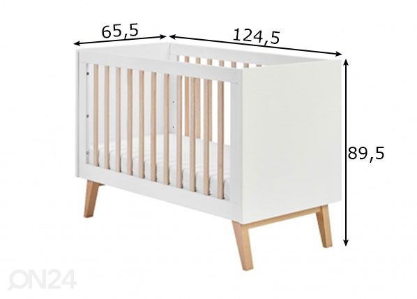 Beebivoodi Swing 60x120 cm mõõdud