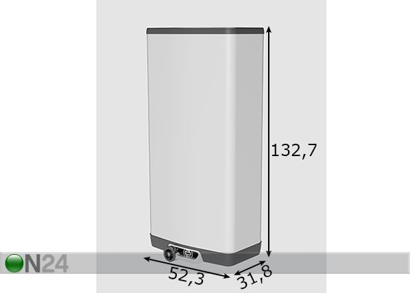 Boiler Dražice 80 L mõõdud