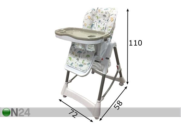 Britton® söögitool Hip Umbrella mõõdud