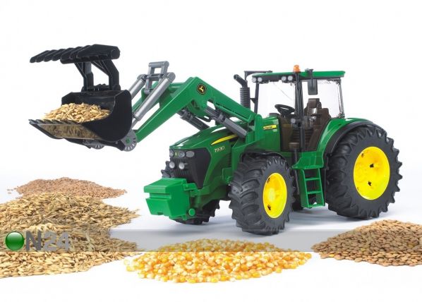 Bruder John Deere esilaaduriga traktor 1:16