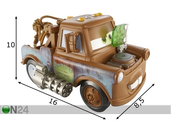 Cars 2 trikiauto Matu mõõdud