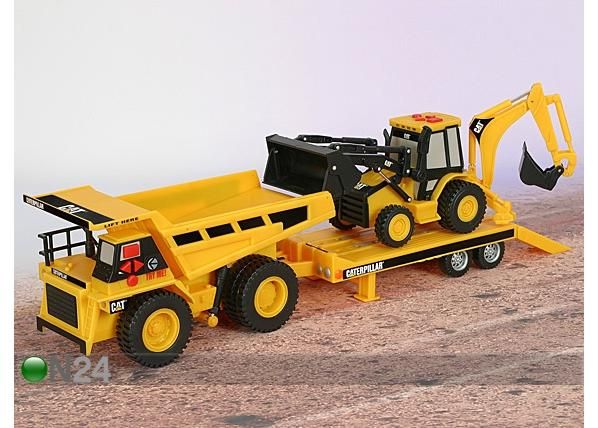 Caterpillar ehitusveokid kallur ja ekskavaator 9 mõõdud