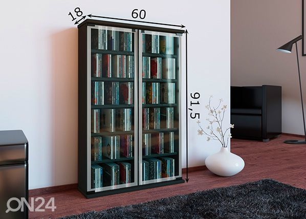 CD/DVD-kapp Galerie mõõdud