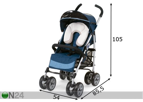 Chicco Multiway talvine käru Sapphire mõõdud
