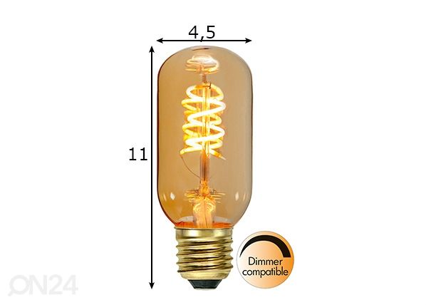 Dekoratiivne LED pirn E27 2,8 W mõõdud