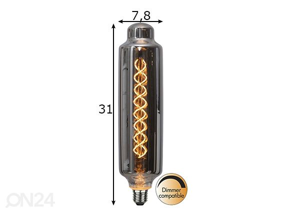 Dekoratiivne LED pirn E27 4,7 W mõõdud