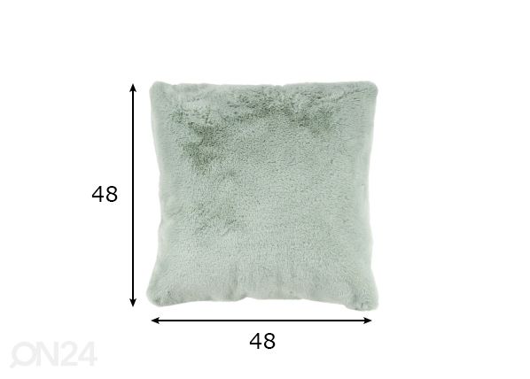 Dekoratiivpadi Heaven Jade 48x48 cm mõõdud