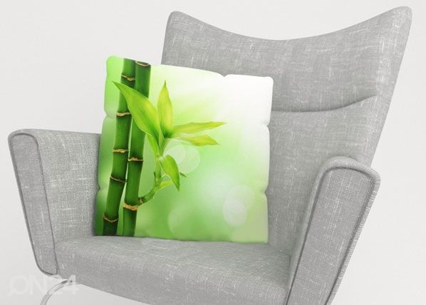 Dekoratiivpadjapüür Green Bamboo 40x40 cm