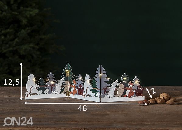 Dekoratsioon Forest Friends mõõdud