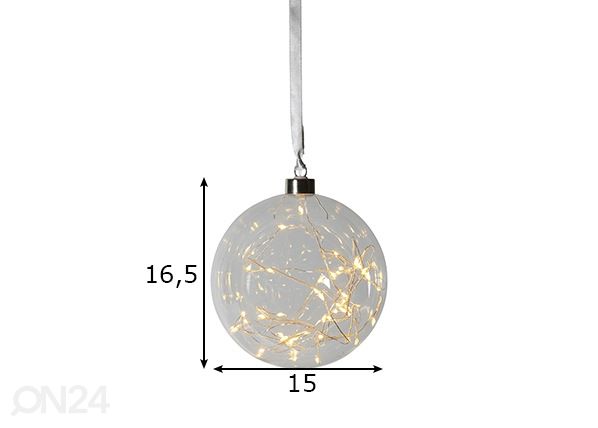 Dekoratsioon Glow mõõdud