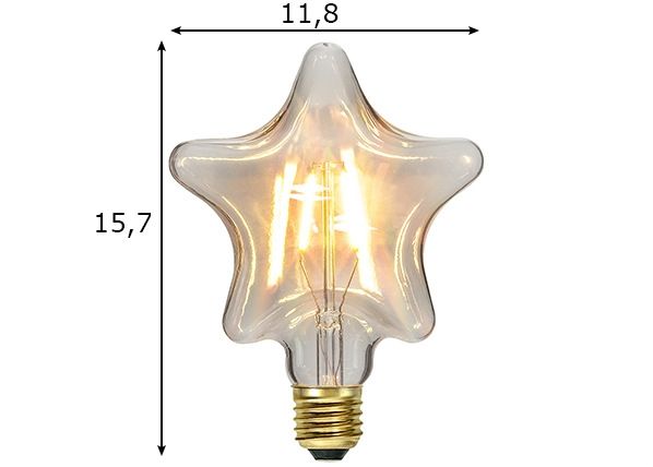 Dekortiivne LED pirn E27 1,4 W mõõdud