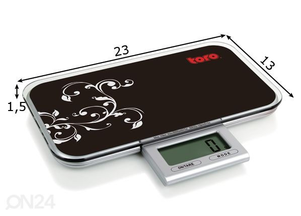 Digitaalne köögikaal Mega max 10kg mõõdud