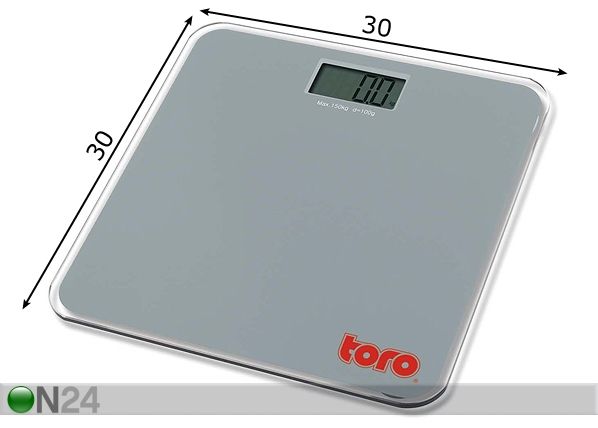 Digitaalne personaalkaal SLIM max 150 kg mõõdud