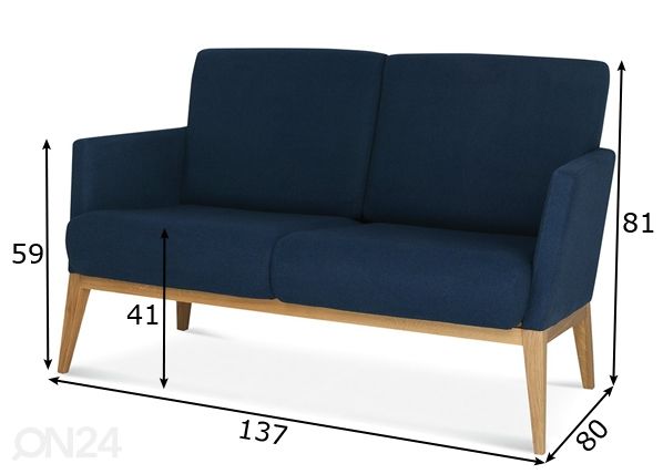 Diivan Montana mõõdud