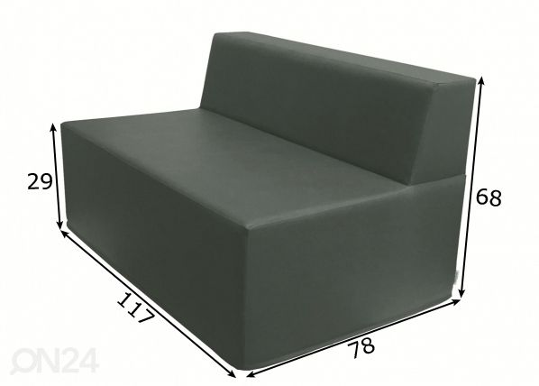 Diivan New Torino 117 mõõdud