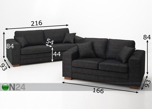 Diivani komplekt Oona 3+2 mõõdud