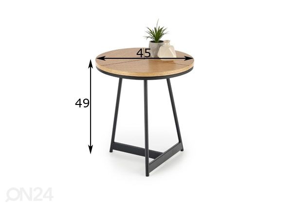 Diivanilaud Ø 45 cm mõõdud