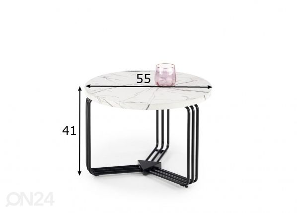 Diivanilaud Ø 55 cm mõõdud