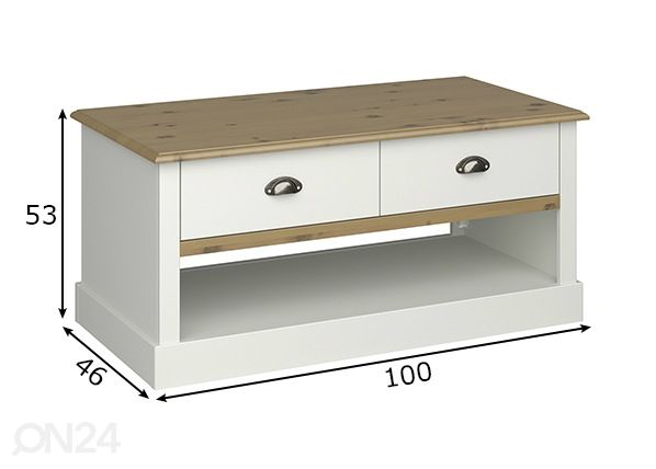 Diivanilaud 100x46 cm mõõdud