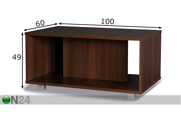 Diivanilaud 100x60 cm mõõdud