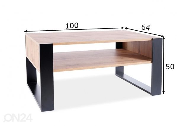 Diivanilaud 100x64 cm mõõdud