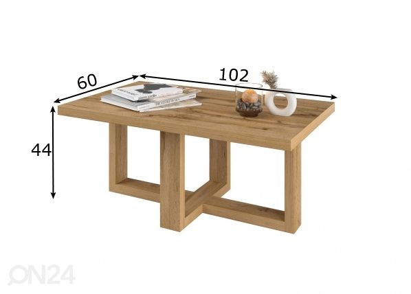 Diivanilaud 102x60 cm mõõdud