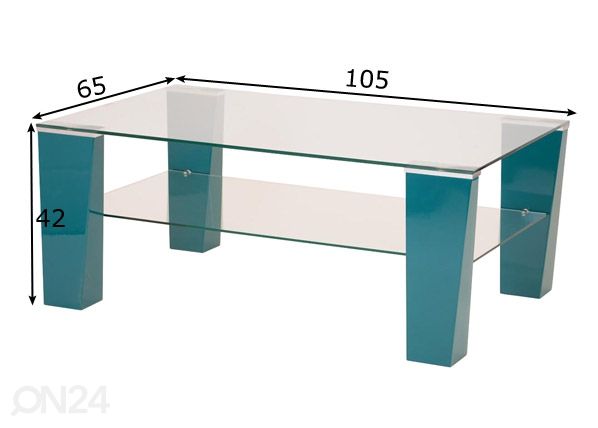 Diivanilaud 105x65 cm mõõdud
