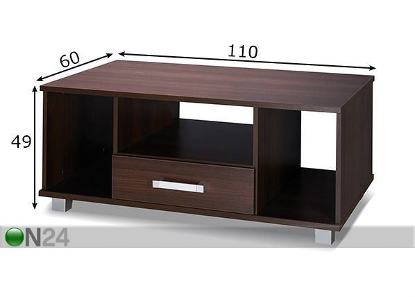 Diivanilaud 110x60 cm mõõdud