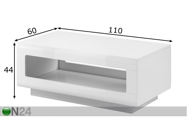 Diivanilaud 110x60 cm mõõdud