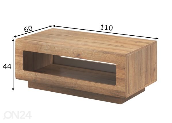 Diivanilaud 110x60 cm mõõdud