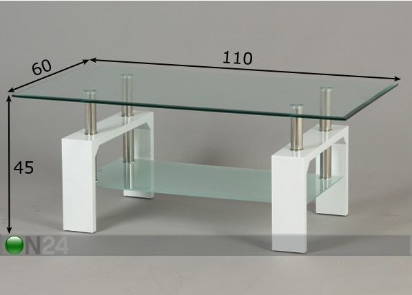 Diivanilaud 110x60 cm mõõdud