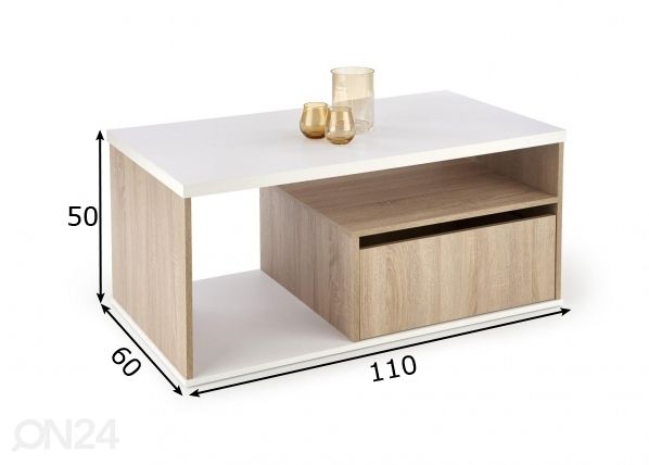 Diivanilaud 110x60 cm mõõdud