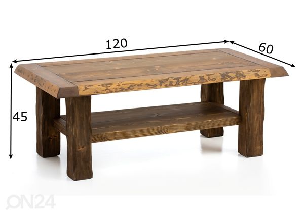 Diivanilaud 120x60 cm mõõdud