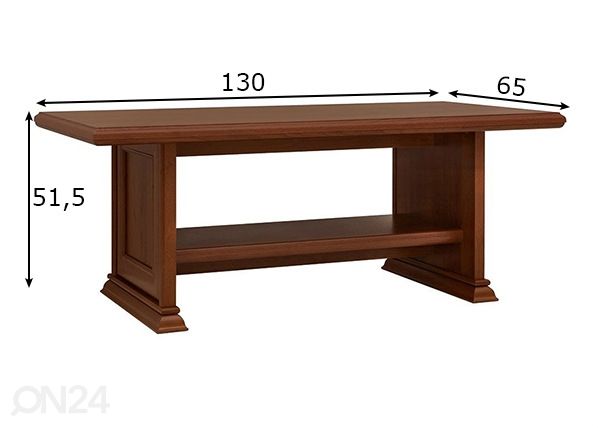 Diivanilaud 130x65 cm mõõdud