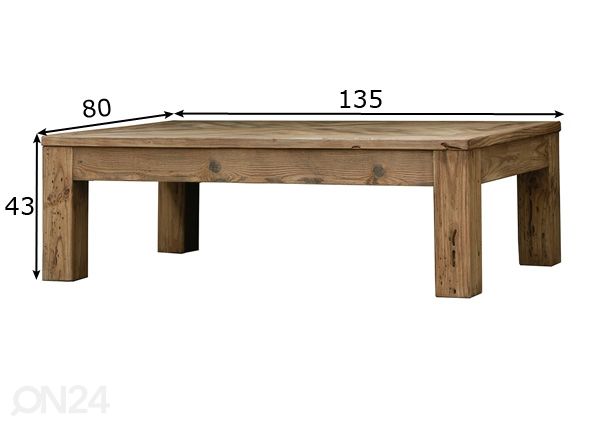 Diivanilaud 135x80 cm mõõdud