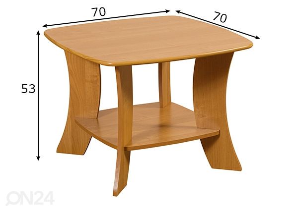 Diivanilaud 70x70 cm mõõdud