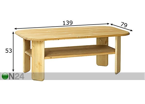 Diivanilaud 79x139 cm mõõdud
