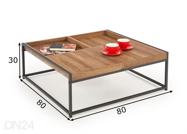 Diivanilaud 80x80 cm mõõdud
