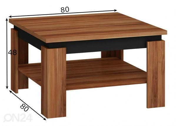 Diivanilaud 80x80 cm mõõdud