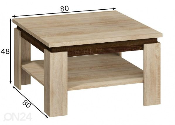 Diivanilaud 80x80 cm mõõdud