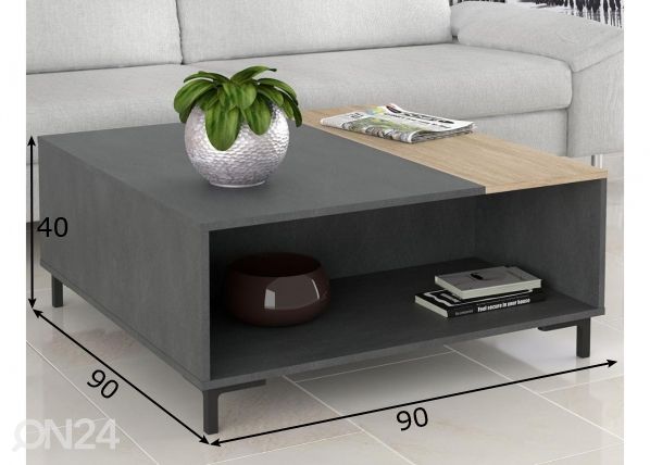 Diivanilaud 90x90 cm mõõdud