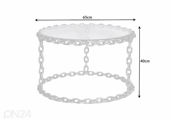 Diivanilaud Chain mõõdud