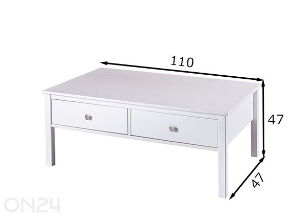 Diivanilaud Chilly Home 70x110 cm mõõdud