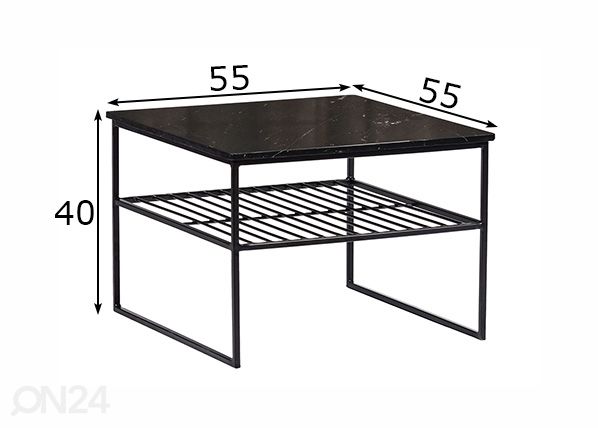 Diivanilaud Dian 55x55 cm mõõdud