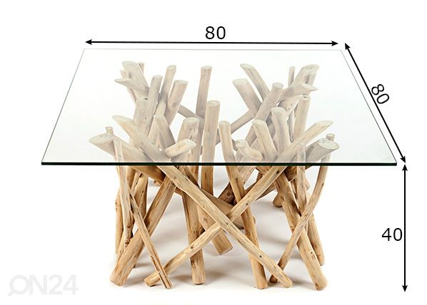 Diivanilaud Driftwood mõõdud