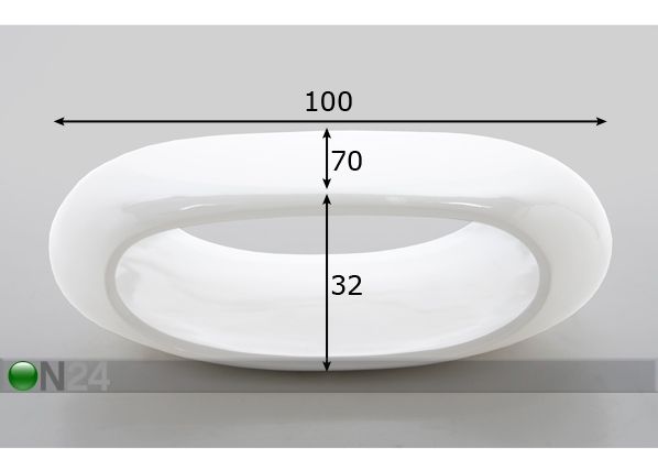 Diivanilaud Eliptical mõõdud