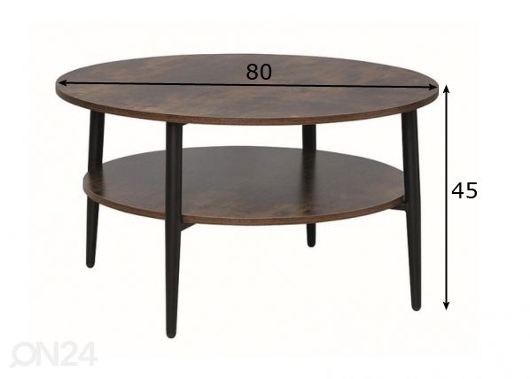 Diivanilaud Ella 80 cm mõõdud