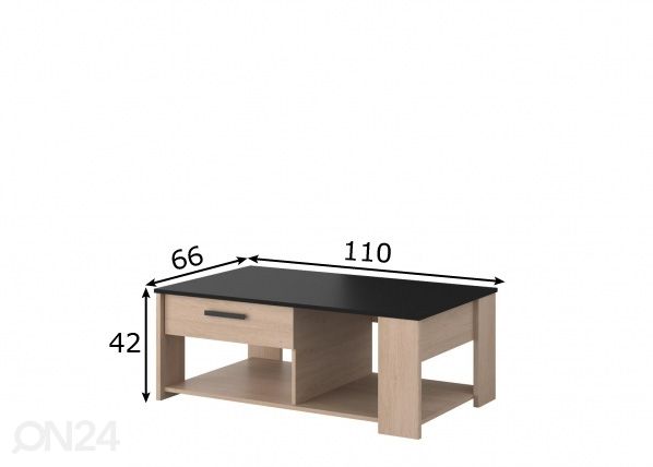Diivanilaud Helma 110x42 cm mõõdud
